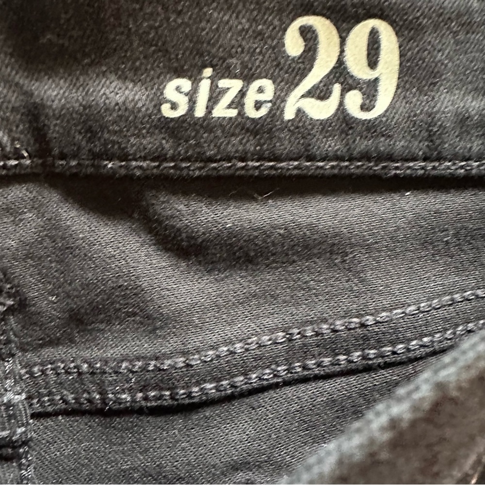 J. Crew | Black High Rise Skinny Jeans Size 29 - Picture 7 of 7